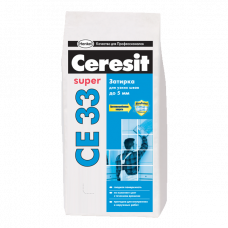  Затирка CERESIT CE33 (ЦЕРЕЗИТ СЕ33) серая (2 кг)